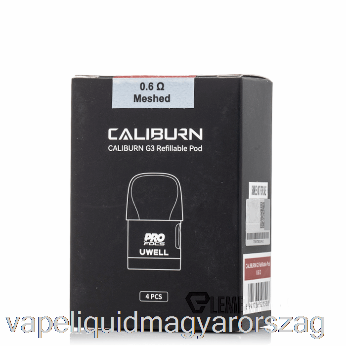 Uwell Caliburn G3 Cserepodák 0,6 Ohm Caliburn G3 Pods Vape Folyadék
